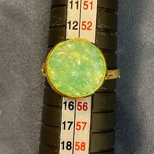 Rose gold adjustable ring